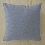 Capa almofada algodão 45x45 cinza 5061