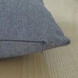 Capa almofada algodão 45x45 cinza 5062