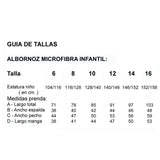 Roupão infantil de microfibra verde menta