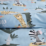 Conjunto de folhas de coco