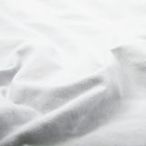 Lençol de berço de flanela de algodão branco