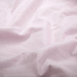 Lençol de berço em flanela de algodão rosa