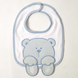 Babete atoalhado bordado com aplicação g312 conjunto 2