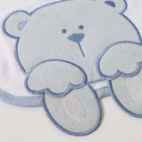 Babete atoalhado bordado com aplicação g312 conjunto 2