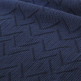 Colcha de algodão 1391 azul marinho