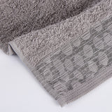 Conjunto de toalhas 3p cinza samanta