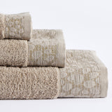 Conjunto de toalhas samanta bege 3p