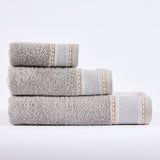 Conjunto de toalhas 3p nova 315 cinza