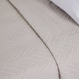Colcha jacquard 1090 pedra