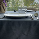 Toalha de mesa cinza natural 200