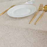 Toalha de mesa branca anti-manchas eco ebene