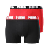 Conjunto boxer Puma 2 unidades vermelho/preto