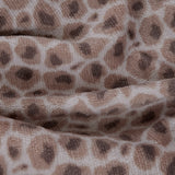 Cobertor sherpa com estampa animal bege