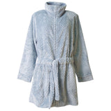 Robe coral feminino azul gelo Oslo