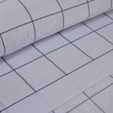 Conjunto de lençóis de algodão branco