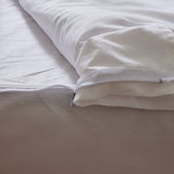 Saco de dormir nórdico ajustável de algodão branco Naia