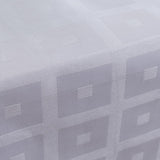 Toalha de mesa de cetim jacquard quadrada de hospitalidade