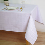 Toalha de mesa de cetim jacquard quadrada de hospitalidade