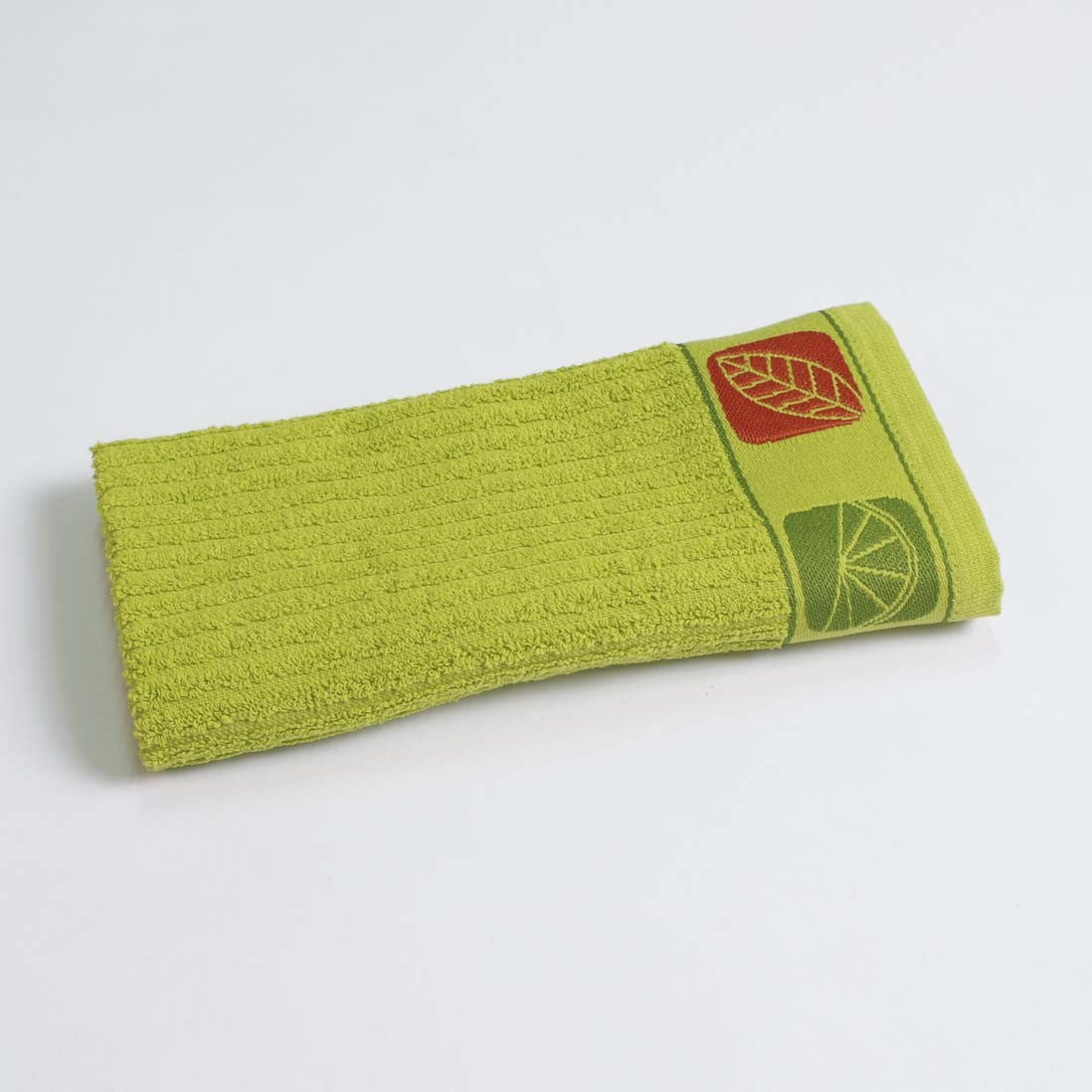 Toalha de cozinha felpuda com borda jacquard 13366