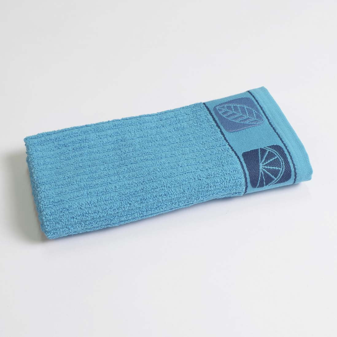 Toalha de cozinha felpuda com borda jacquard 13366