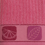 Toalha de cozinha felpuda com borda jacquard 13366