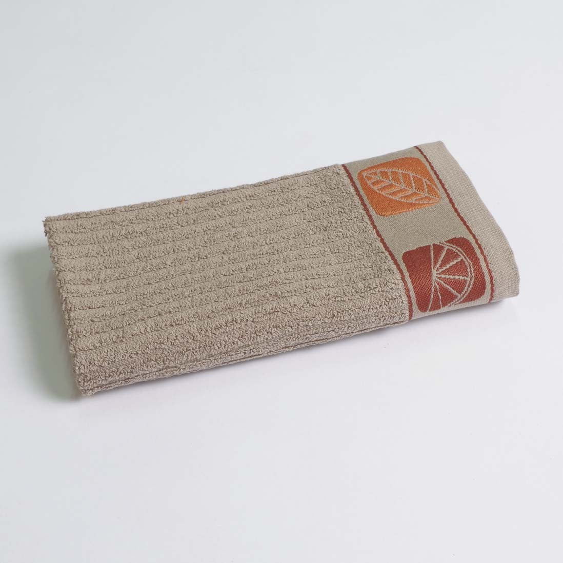 Toalha de cozinha felpuda com borda jacquard 13366