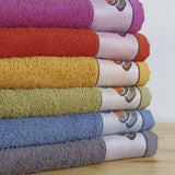 Toalha de cozinha felpuda com borda jacquard 10264