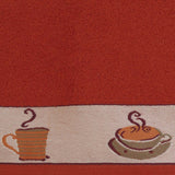 Toalha de cozinha felpuda com borda jacquard 10264