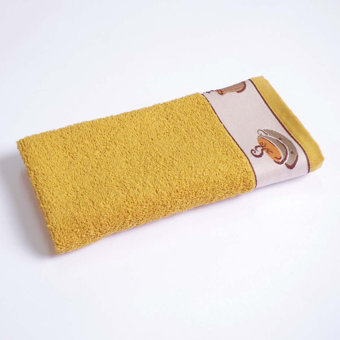 Toalha de cozinha felpuda com borda jacquard 10264