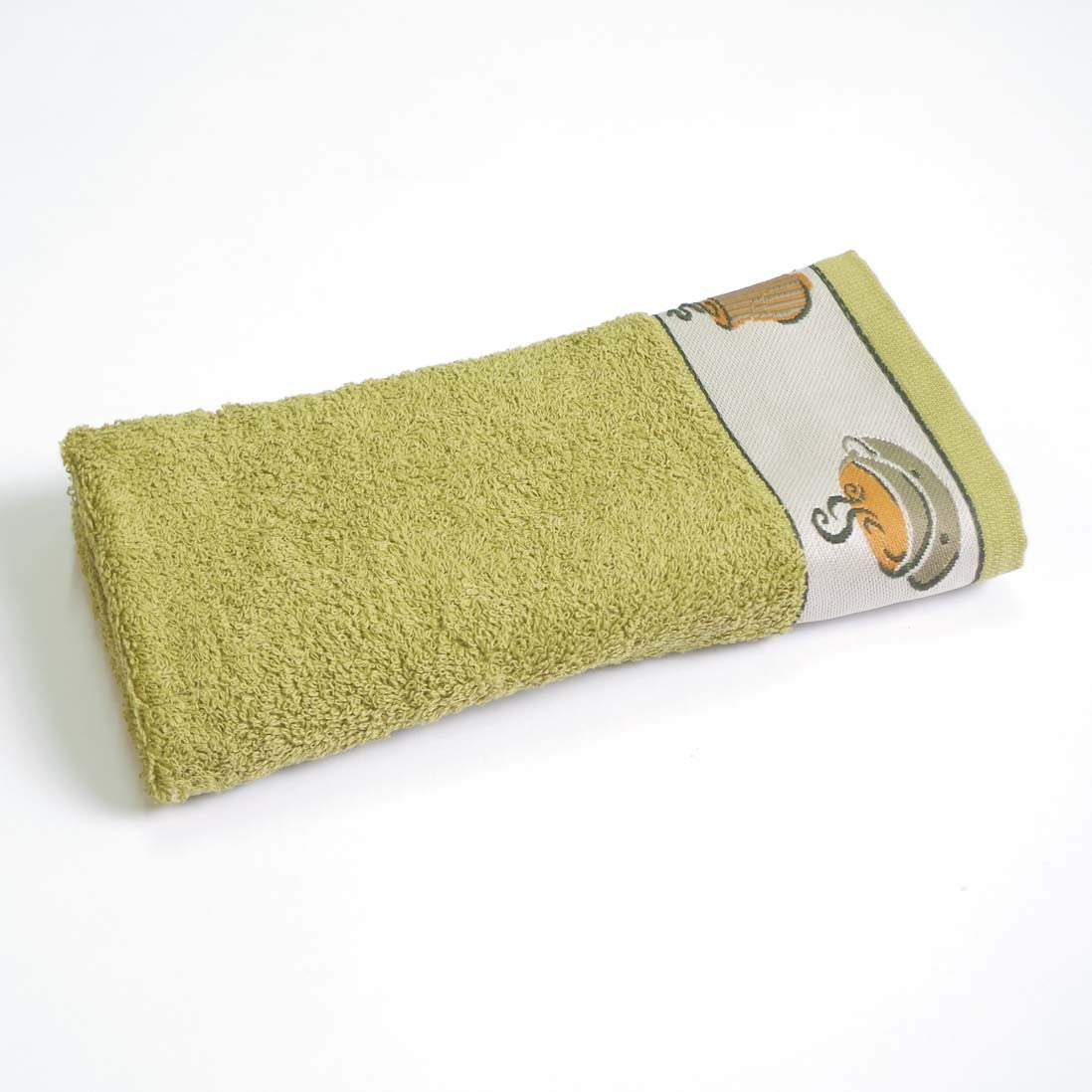 Toalha de cozinha felpuda com borda jacquard 10264