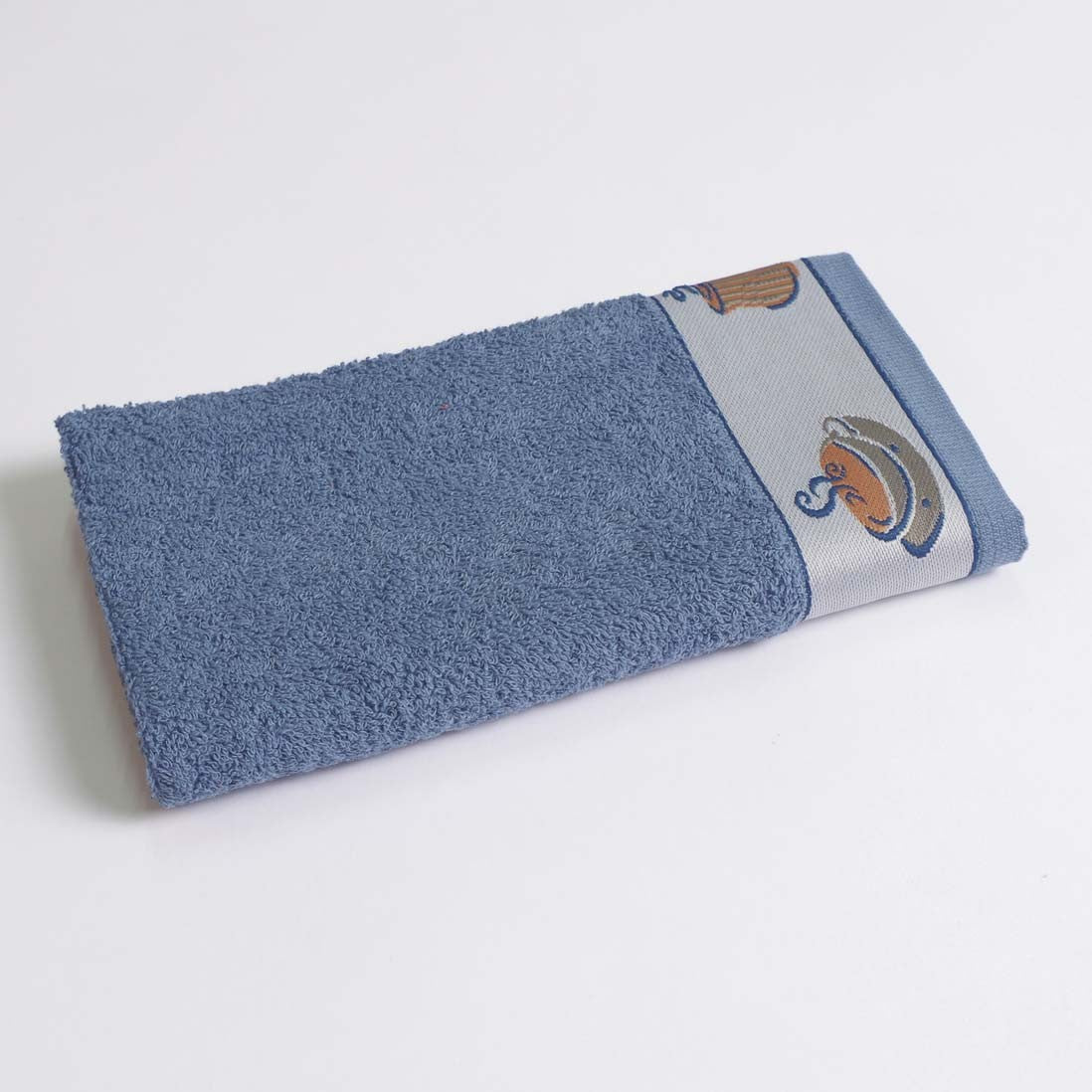 Toalha de cozinha felpuda com borda jacquard 10264