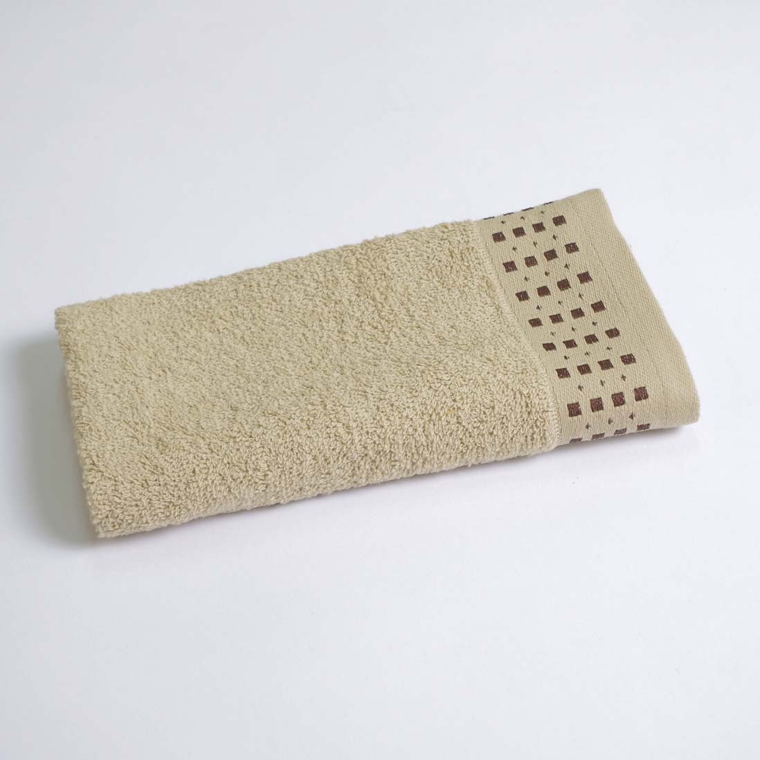 Toalha de cozinha felpuda com borda jacquard 10371