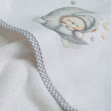 Capa de Banho Moon Bear 450 Branco/Cinza///