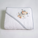 Capa de banho rain bear 449 branco/cinzento
