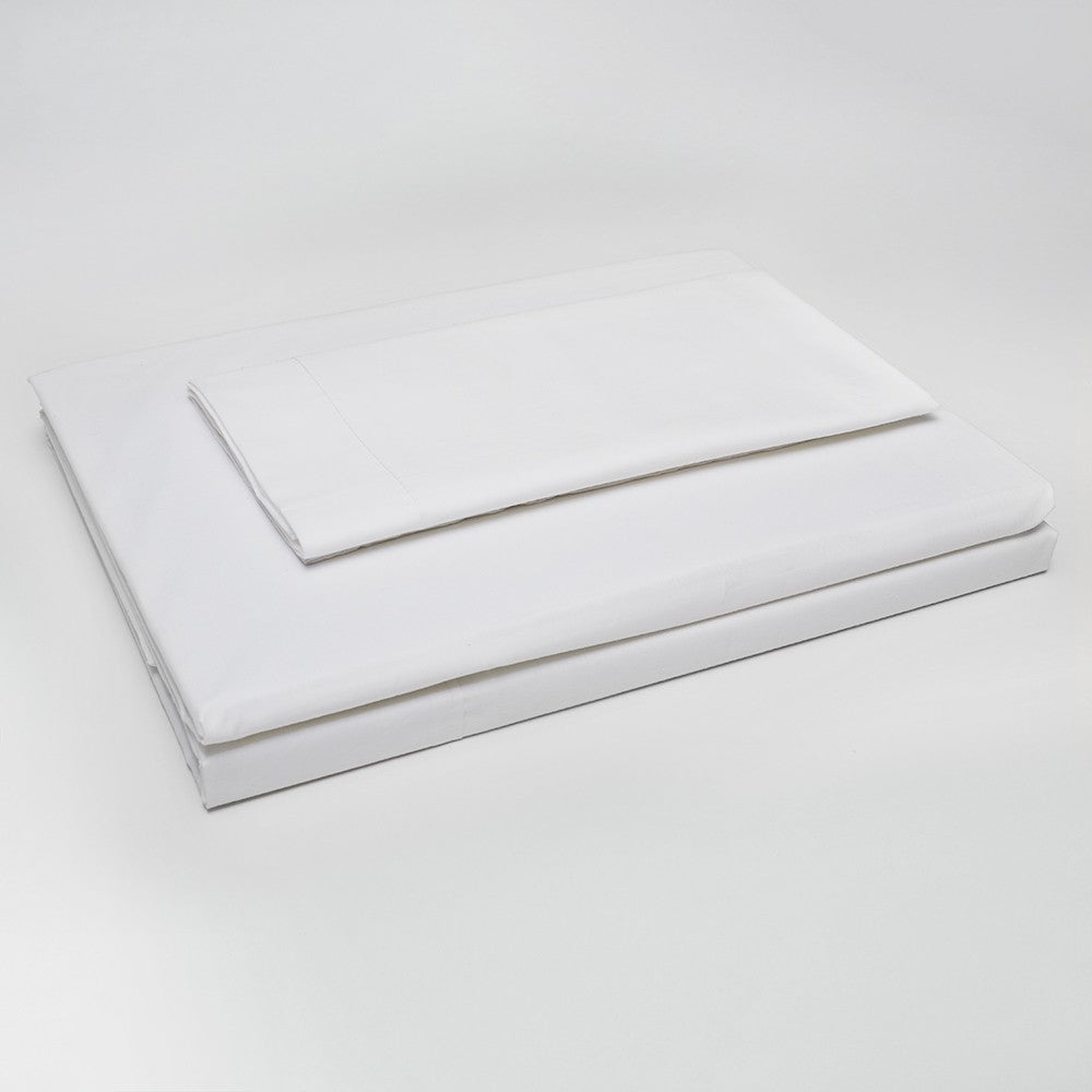 JUEGO DE SÁBANAS VENUS LISO 180 HILOS BLANCO