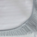 Lençol de berço de flanela de algodão branco