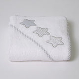 Capa de banho 476 branco-cinza