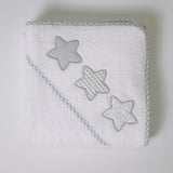 Capa de banho 476 branco-cinza