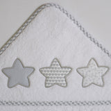 Capa de banho 476 branco-cinza