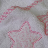 Capa de banho 476 branco-rosa