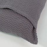 Capa de almofada Jacquard 1979 cinzento chumbo
