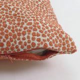 Capa de almofada texturizada 801 laranja taupe