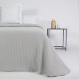 Colcha jacquard cinza 360