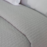 Colcha jacquard cinza 360