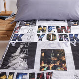 Capa ajustável para saco-cama Nordic Skyline