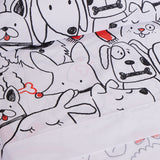 Jogo de lençóis cães