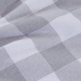 Lençóis de flanela cinzentos damas