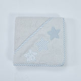 Capa de banho 476 branco-azul