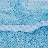 Capa de banho 476 branco-azul