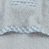 Capa de banho 476 branco-azul